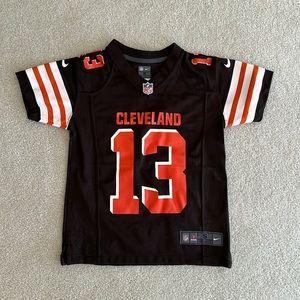 Odell Beckham Jr Jersey Brown NFL Boys Small (8) Nike